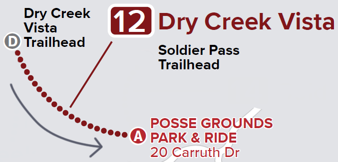 Route 12 to Posse Grounds