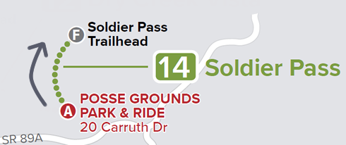 Route 14 to Soldier Pass